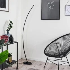 Lampadaire Nagu LED Noir, 1 lumière