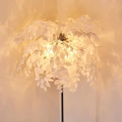 Lampadaire Nauela Acier brossé, 3 lumières