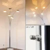 Lampadaire Nikkala Chrome, 5 lumières