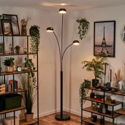 Lampadaire Nikkala Noir, 3 lumières