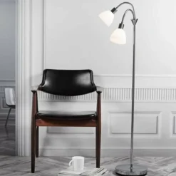 Lampadaire Nordlux RAY Chrome, 2 lumières