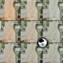Lampadaire Olok LED Blanc, 1 lumière