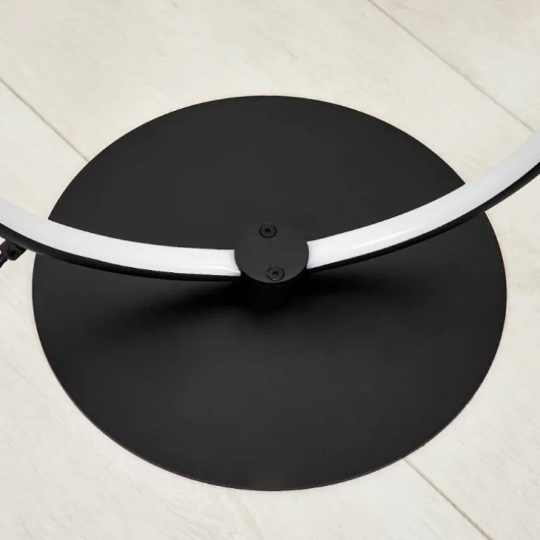 Lampadaire Olok LED Noir, 1 lumière