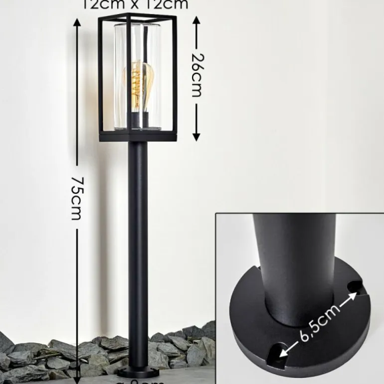 Lampadaire Palanga Noir, 1 lumière