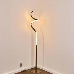 Lampadaire Pitasch LED Nickel mat, 1 lumière