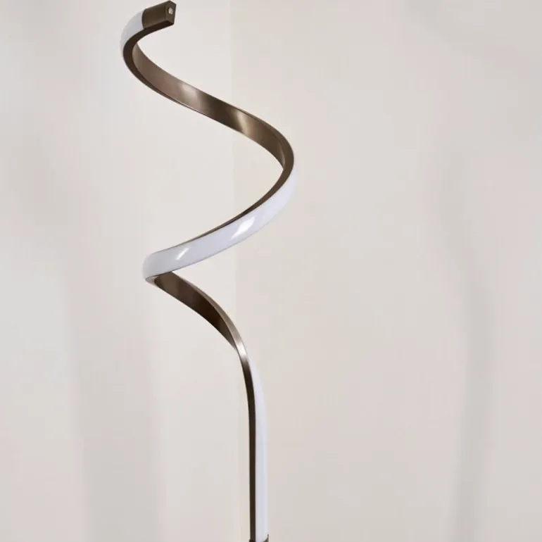 Lampadaire Pitasch LED Nickel mat, 1 lumière