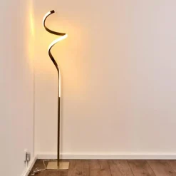 Lampadaire Pitasch LED Nickel mat, 1 lumière