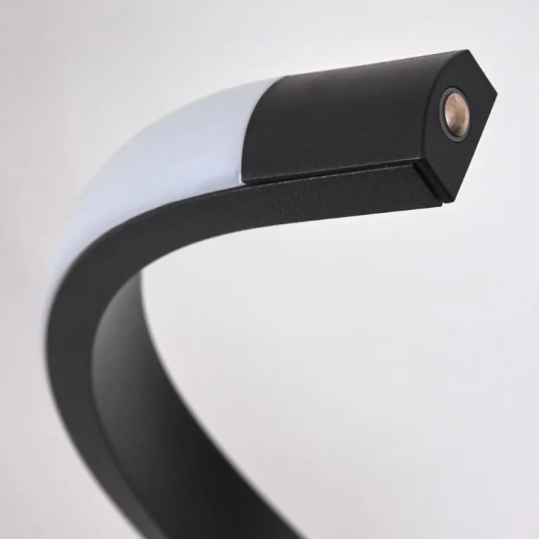 Lampadaire Pitasch LED Noir, 1 lumière