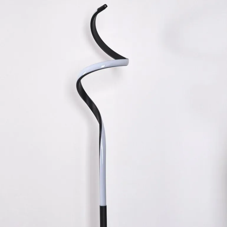 Lampadaire Pitasch LED Noir, 1 lumière