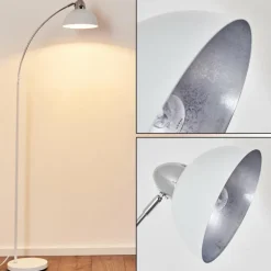 Lampadaire Poitou Blanc, 1 lumière