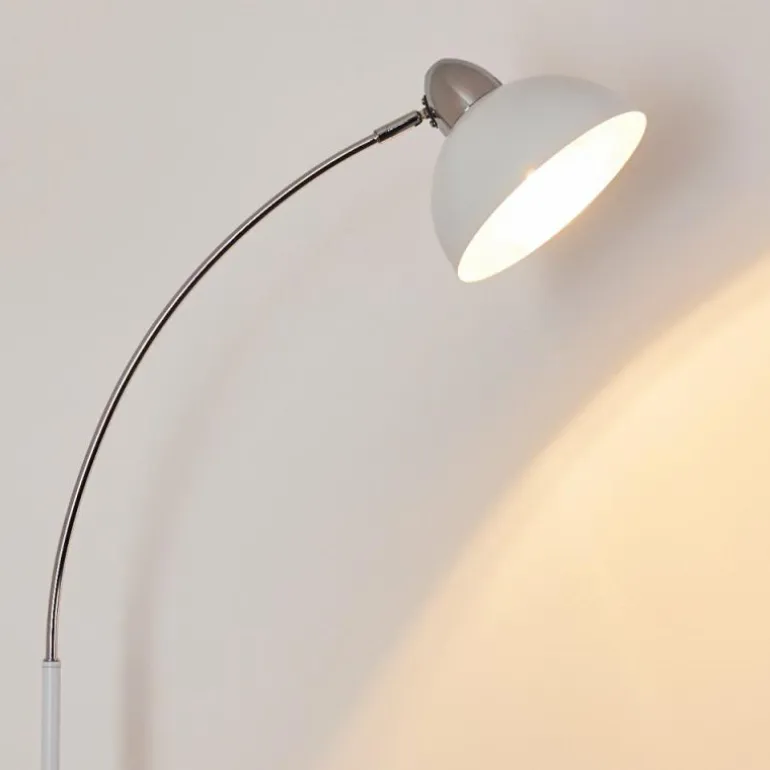 Lampadaire Poitou Blanc, 1 lumière