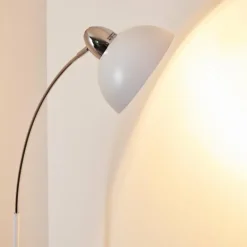 Lampadaire Poitou Blanc, 1 lumière