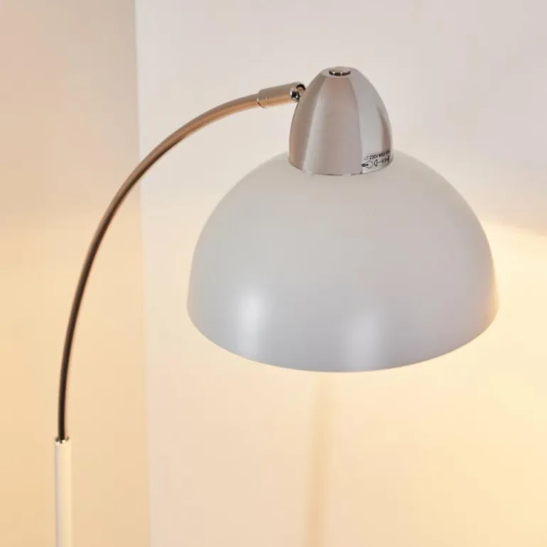 Lampadaire Poitou Blanc, 1 lumière