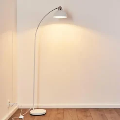 Lampadaire Poitou Blanc, 1 lumière