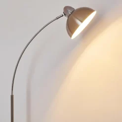 Lampadaire Poitou Nickel mat, 1 lumière