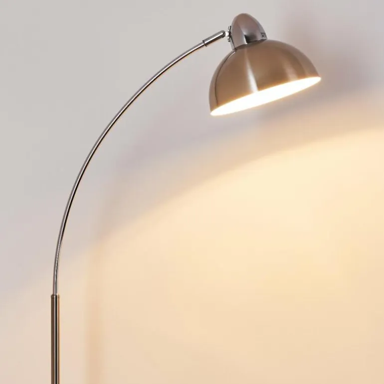 Lampadaire Poitou Nickel mat, 1 lumière