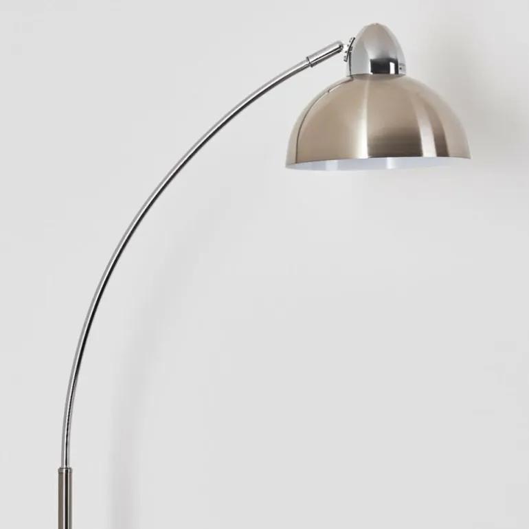 Lampadaire Poitou Nickel mat, 1 lumière
