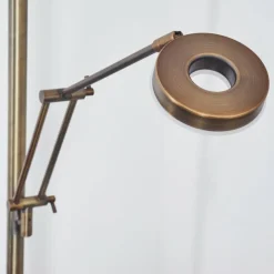 Lampadaire Rabeja LED Laiton, 2 lumières