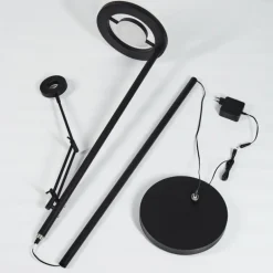 Lampadaire Rabeja LED Noir, 2 lumières