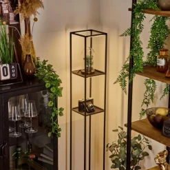 Lampadaire Ranquile LED Noir, 4 lumières