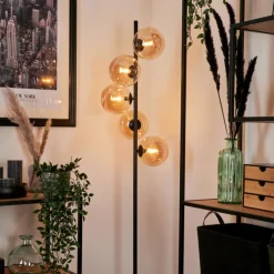 Lampadaire Remaisnil Ambre, 5 lumières