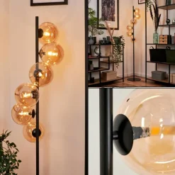 Lampadaire Remaisnil Ambre, 6 lumières