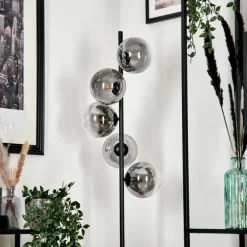 Lampadaire Remaisnil Clair, Fumé, 5 lumières