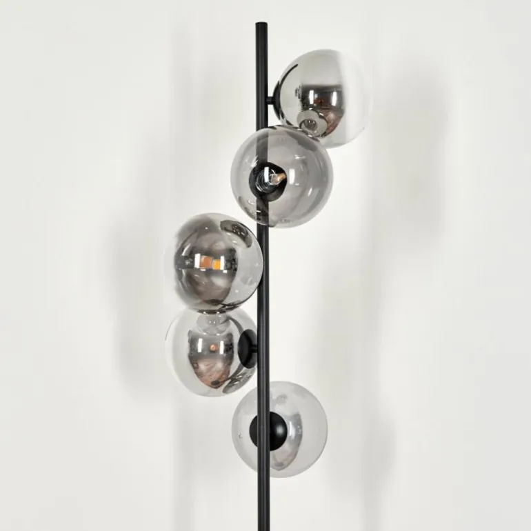 Lampadaire Remaisnil Clair, Fumé, 5 lumières