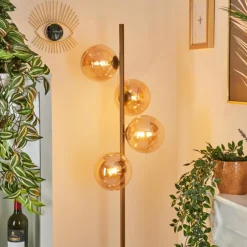 Lampadaire Remaisnil Laiton, 4 lumières