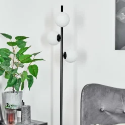 Lampadaire Remaisnil Noir, 3 lumières