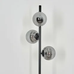 Lampadaire Remaisnil Noir, 3 lumières