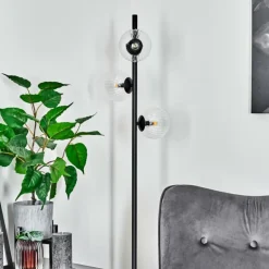 Lampadaire Remaisnil Noir, 3 lumières