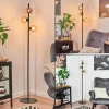 Lampadaire Remaisnil Noir, 3 lumières