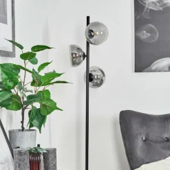 Lampadaire Remaisnil Noir, 3 lumières
