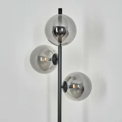 Lampadaire Remaisnil Noir, 3 lumières