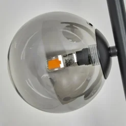 Lampadaire Remaisnil Noir, 3 lumières