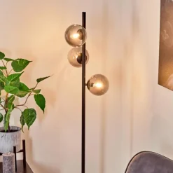 Lampadaire Remaisnil Noir, 3 lumières