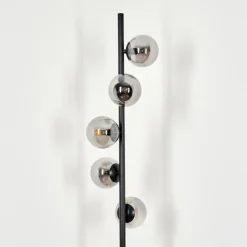 Lampadaire Remaisnil Noir, 5 lumières