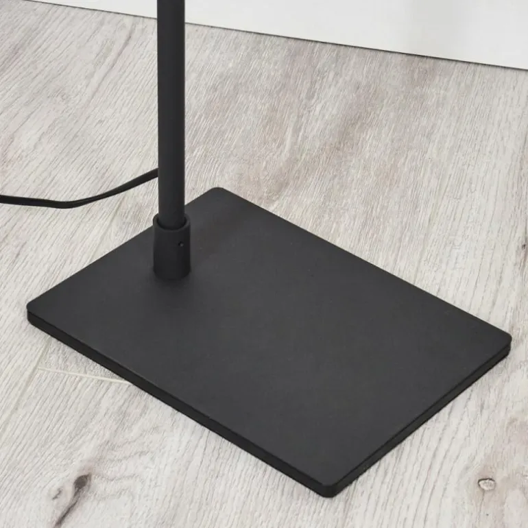 Lampadaire Reuland LED Noir, 1 lumière