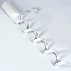 Lampadaire Rezat LED Argenté, Blanc, 1 lumière