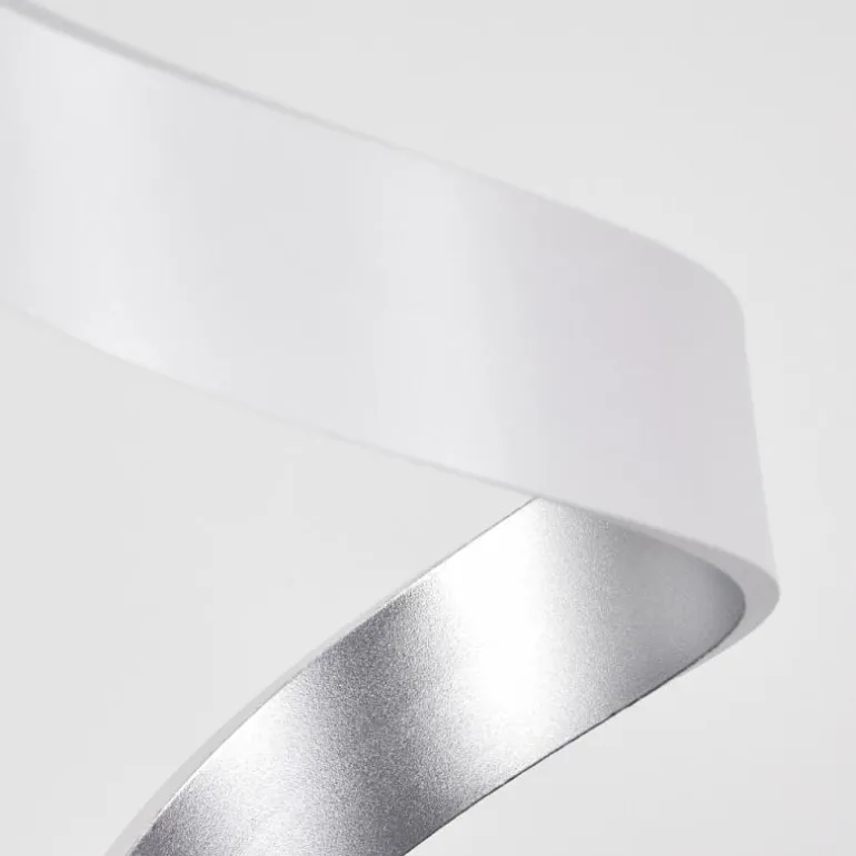Lampadaire Rezat LED Argenté, Blanc, 1 lumière