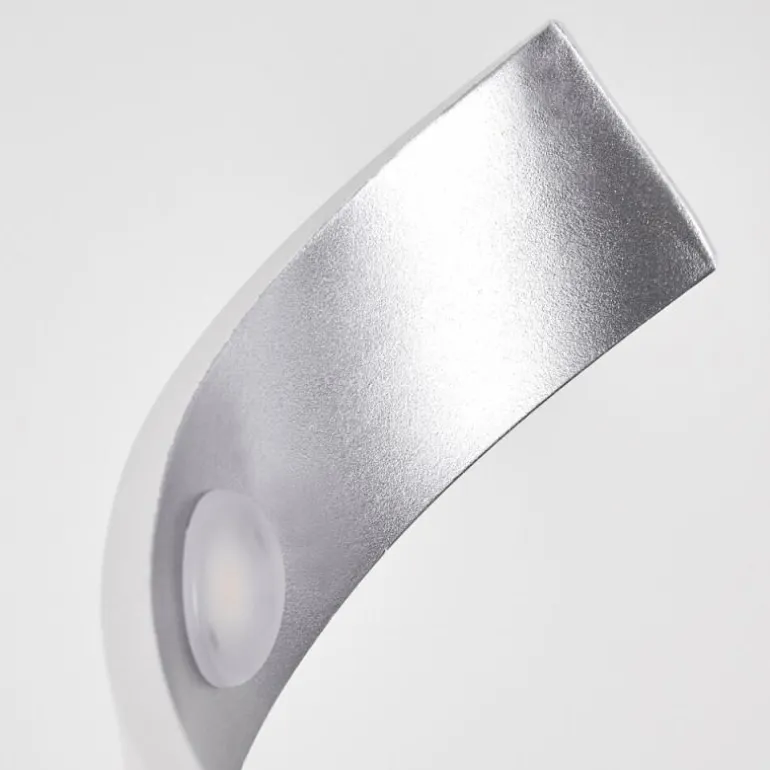 Lampadaire Rezat LED Argenté, Blanc, 1 lumière