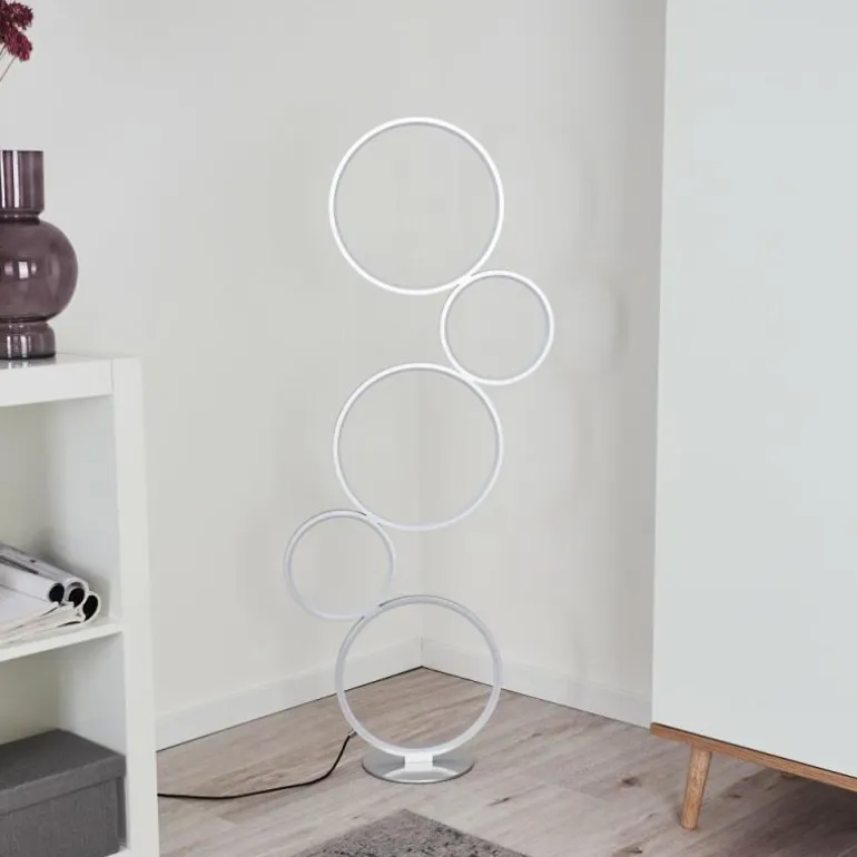 Lampadaire Rodekro LED Argenté, 1 lumière