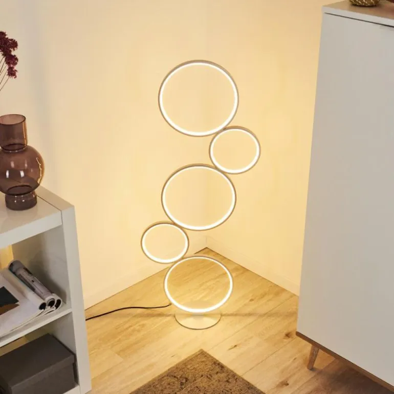 Lampadaire Rodekro LED Argenté, 1 lumière