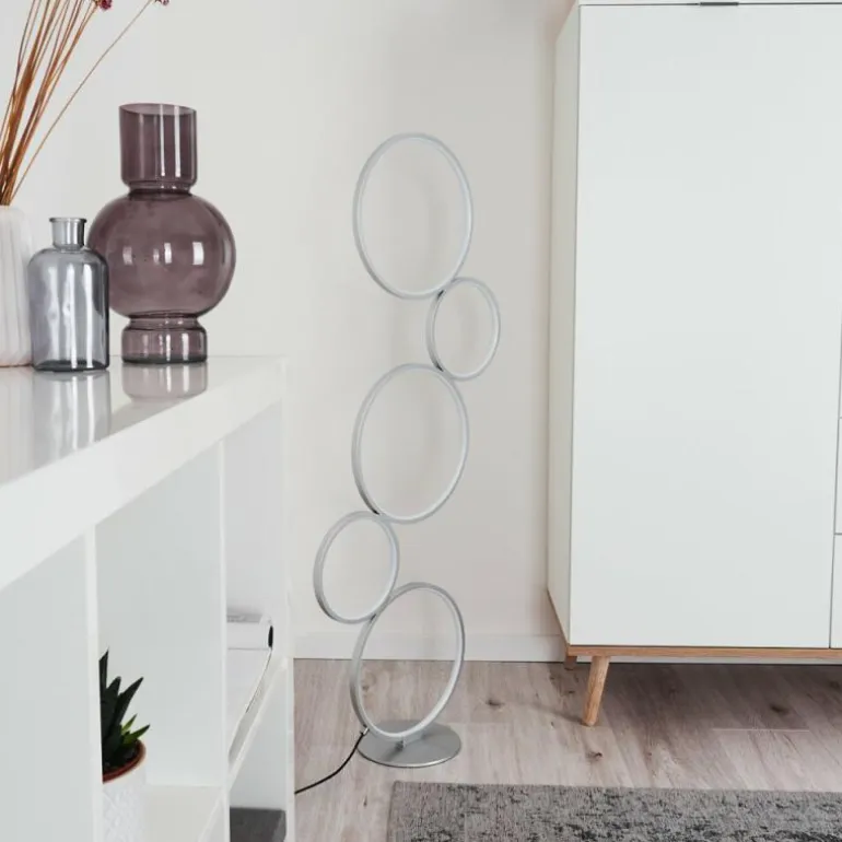 Lampadaire Rodekro LED Argenté, 1 lumière