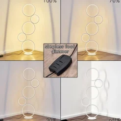 Lampadaire Rodekro LED Blanc, 1 lumière