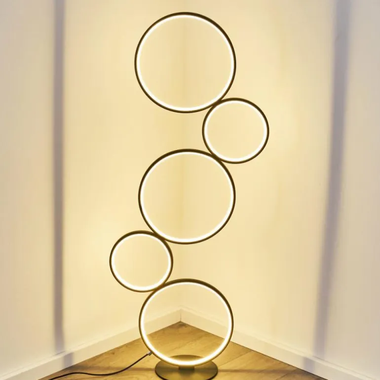 Lampadaire Rodekro LED Noir, 1 lumière