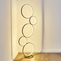 Lampadaire Rodekro LED Noir, 1 lumière