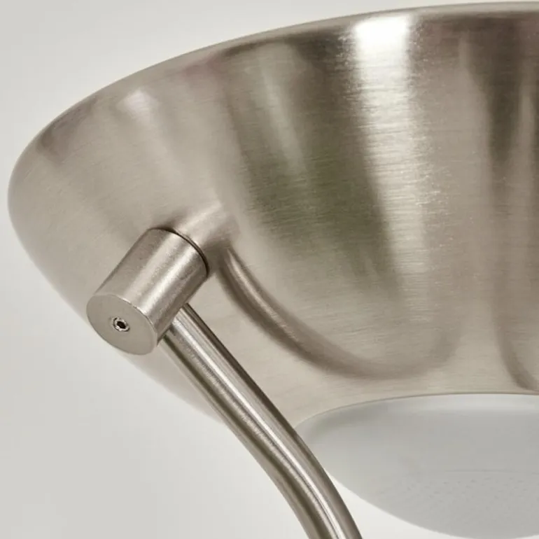 Lampadaire Rom LED Nickel mat, 2 lumières