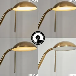 Lampadaire Rom LED Vieux laiton, 2 lumières